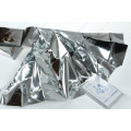 Lightweight first aid aluminum foil cold thermal blanket